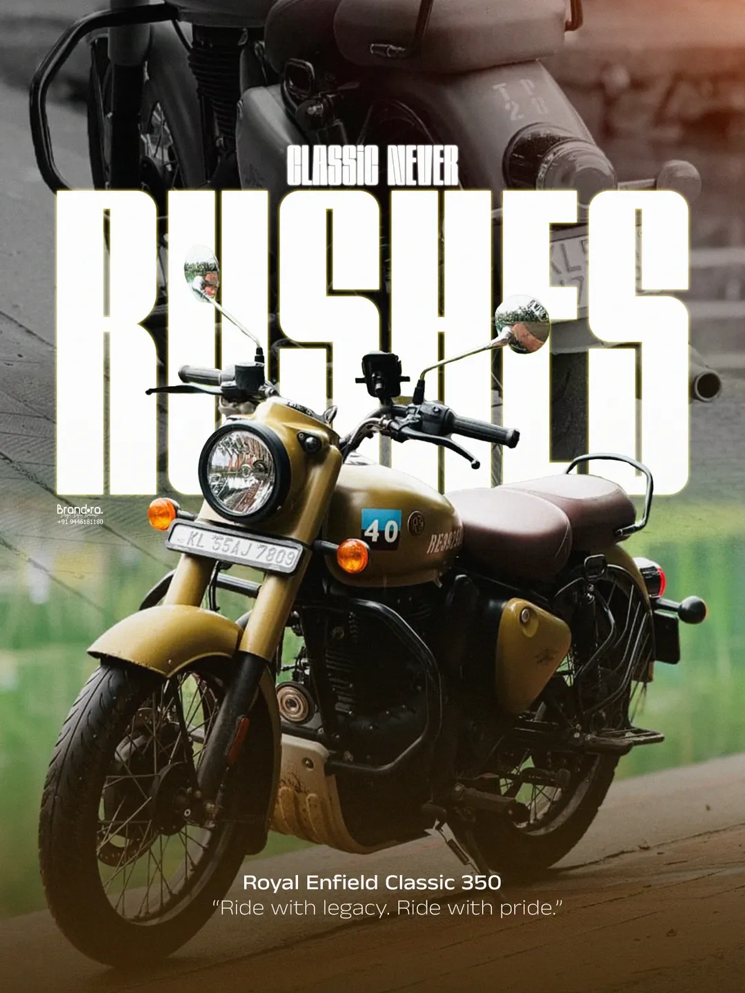 Royal Enfield Classic 350 poster